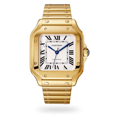 cartier yellow|santos de cartier watch.